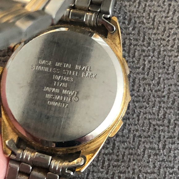 Anne Klein II Instalite silver and gold tone watch - Picture 5 of 15